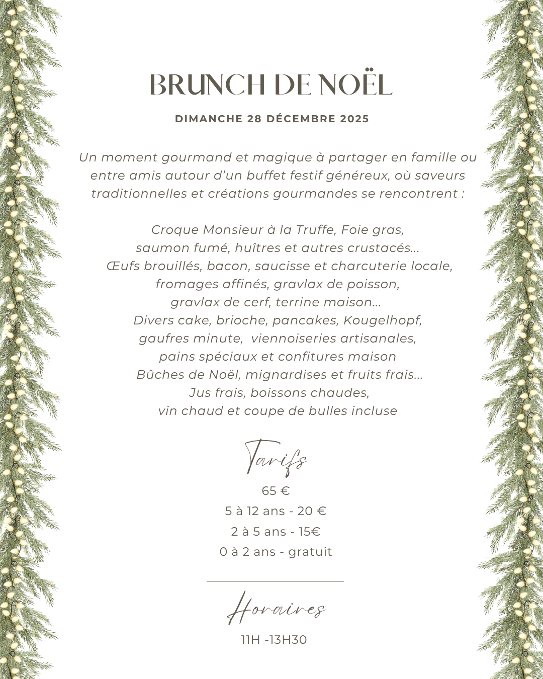 Le Brunch de No&euml;l 2025 Riedisheim