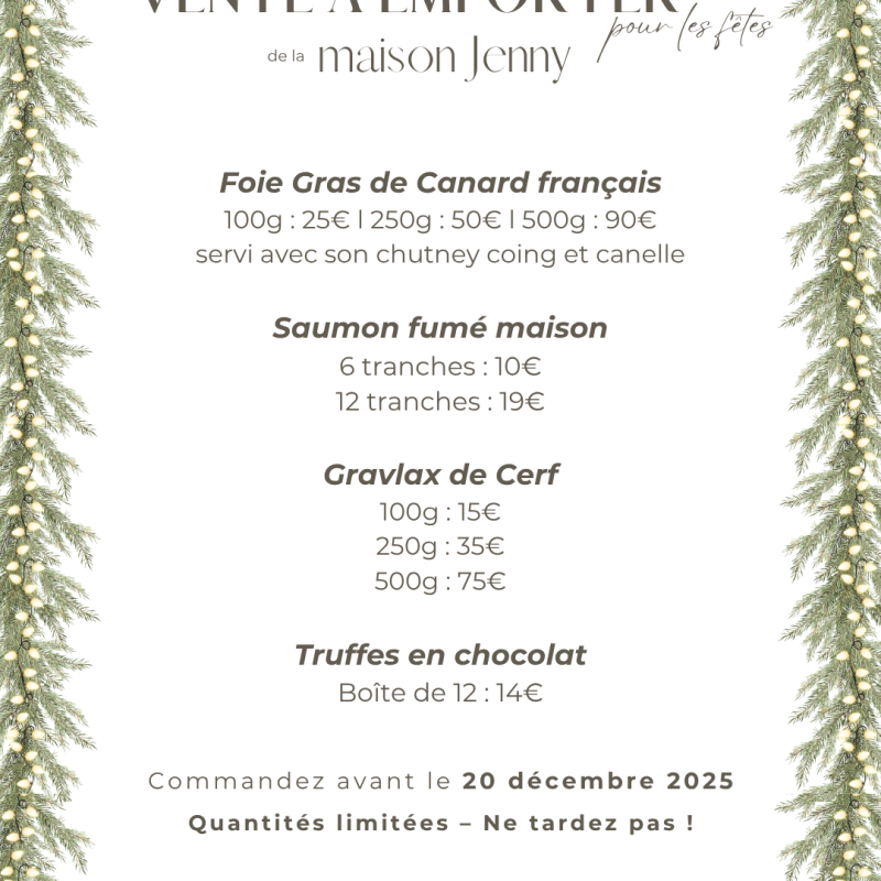 Les Ventes &agrave; Emporter pour les F&ecirc;tes Altkirch